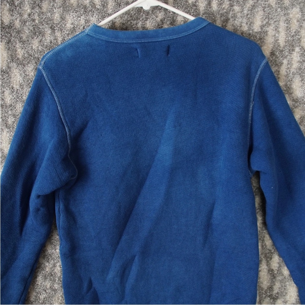 Imogene + Willie Indigo Sweatshirt Fleece Sz XS Limited Edition Blue 0010 - Picture 7 of 14